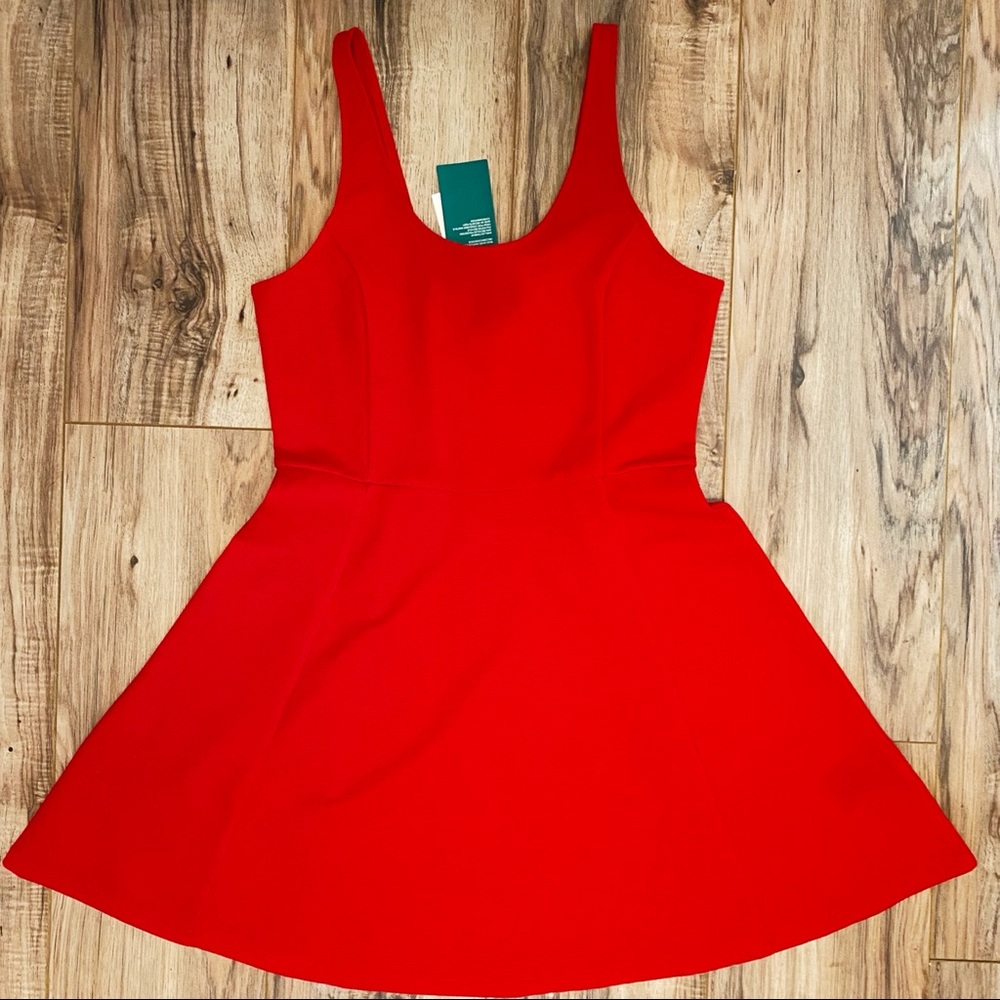 NWT H&M Red Skater Dress